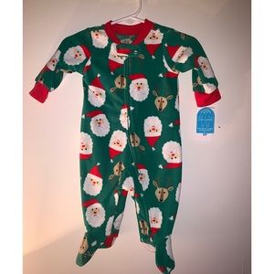 Carter’s baby Christmas one piece footed pajamas